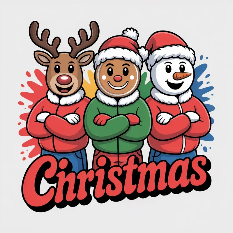 Urban Christmas Tshirt Designs Png