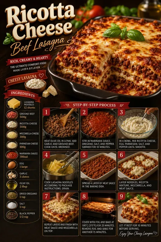 Professional Food Recipe Infographics