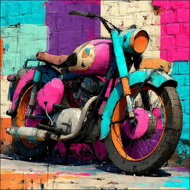 Textured Street Art Pop Surreal Murals