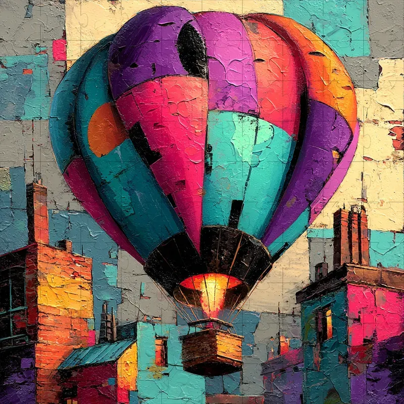 Textured Street Art Pop Surreal Murals