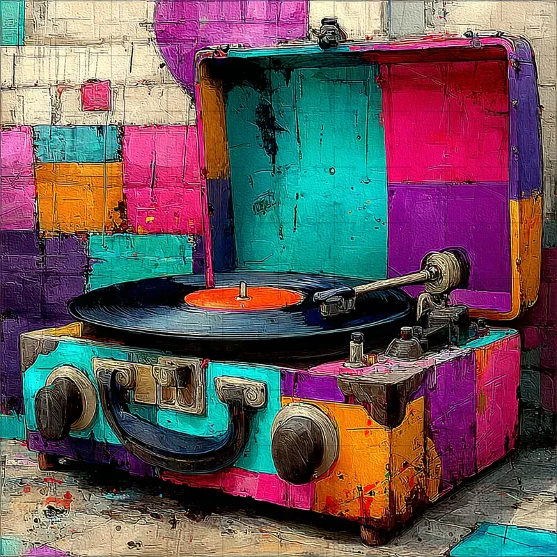 Textured Street Art Pop Surreal Murals