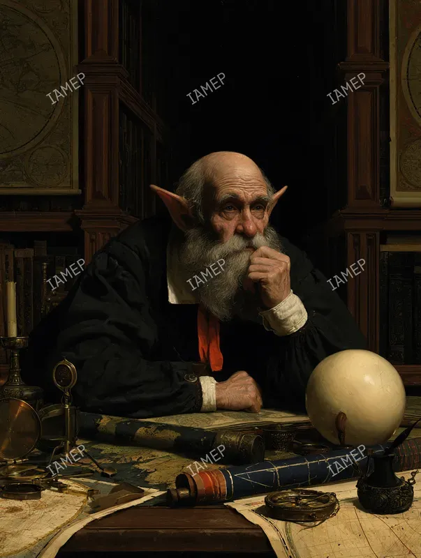 Dark Academic Fantasy Portraits