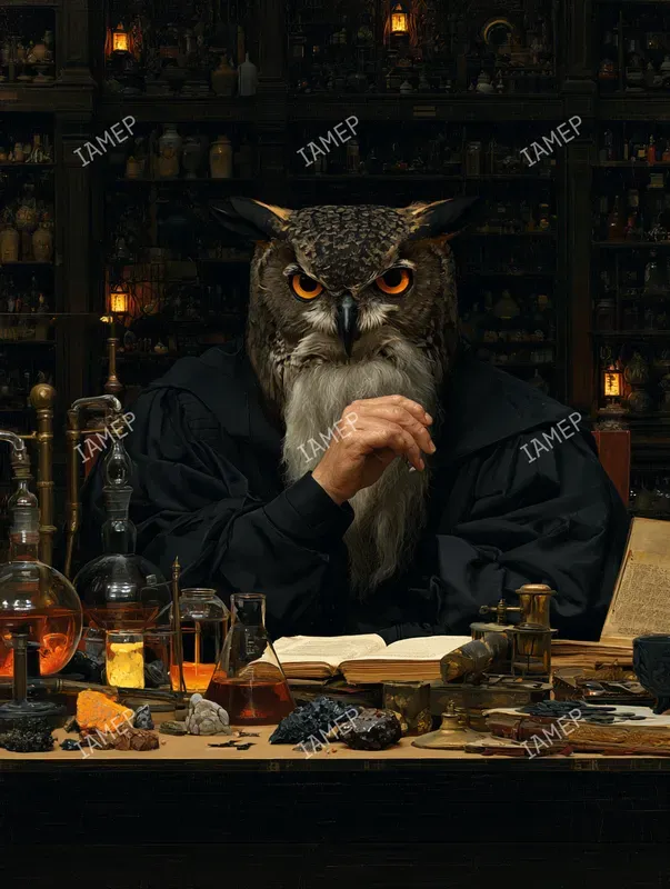 Dark Academic Fantasy Portraits