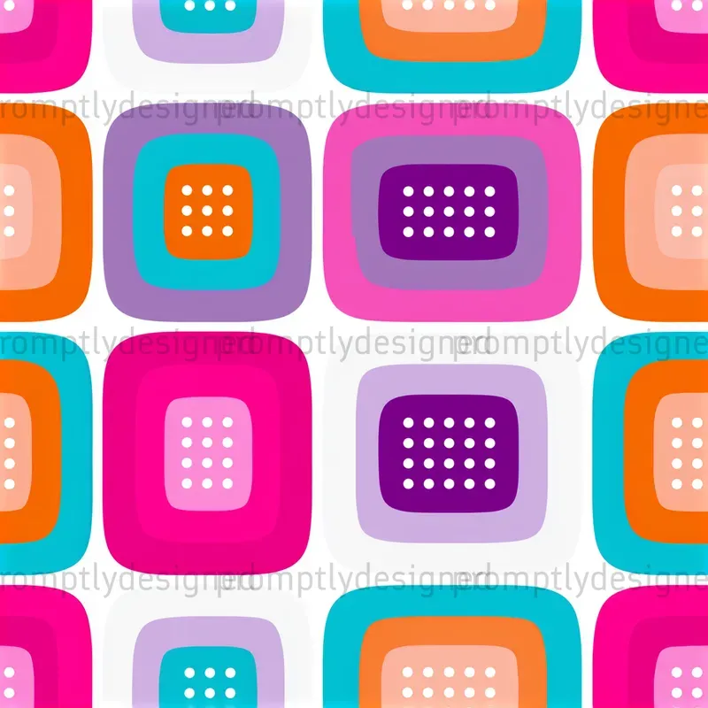 Playful Checkerboard Seamless Patterns