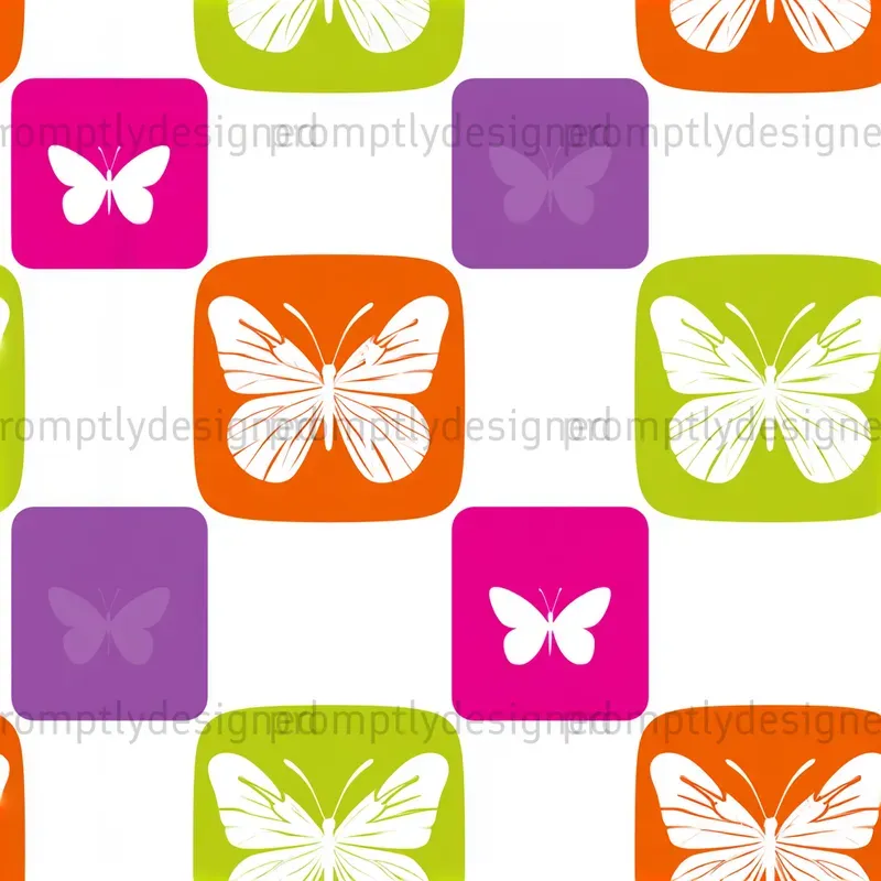 Playful Checkerboard Seamless Patterns