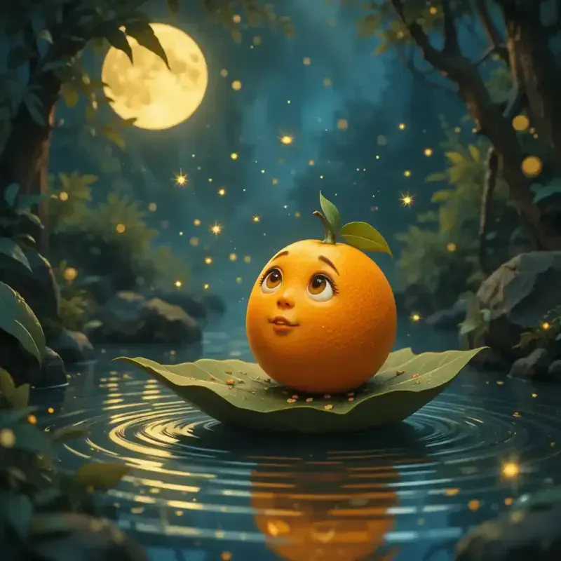 Whimsical 3D Fruit Characters In Magica