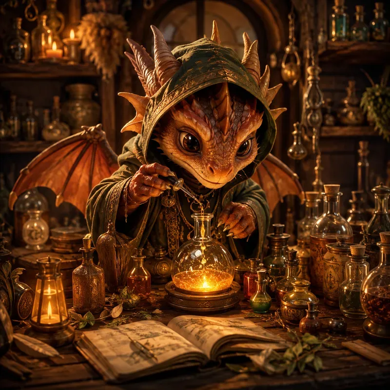 Cozy Whimsical Character Scenes