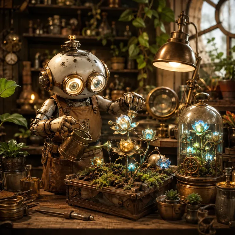 Cozy Whimsical Character Scenes