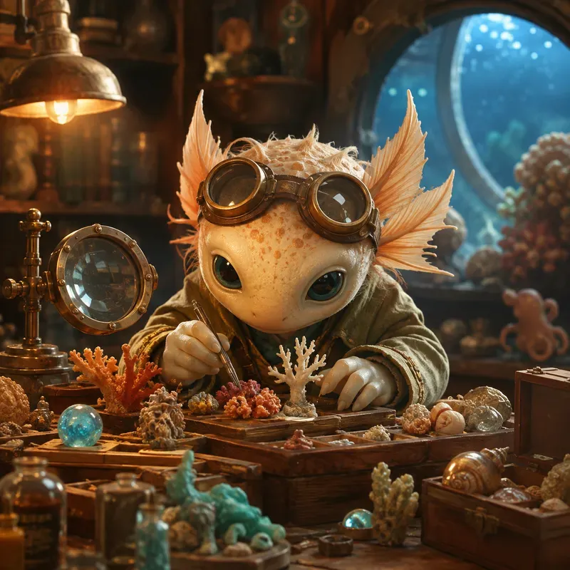 Cozy Whimsical Character Scenes