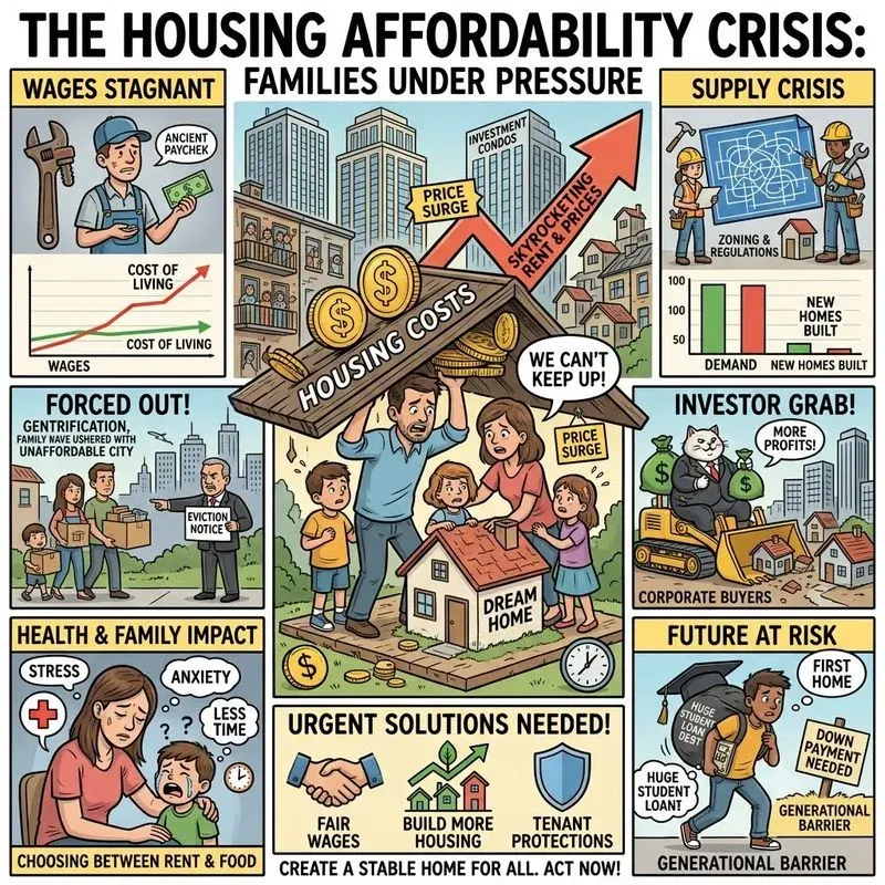 Global Crisis Comic Infographics