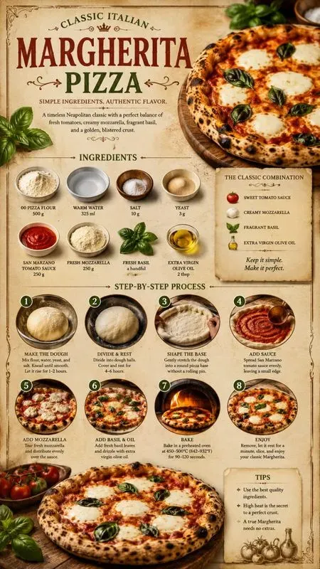 Vintage Recipe Infographic Posters