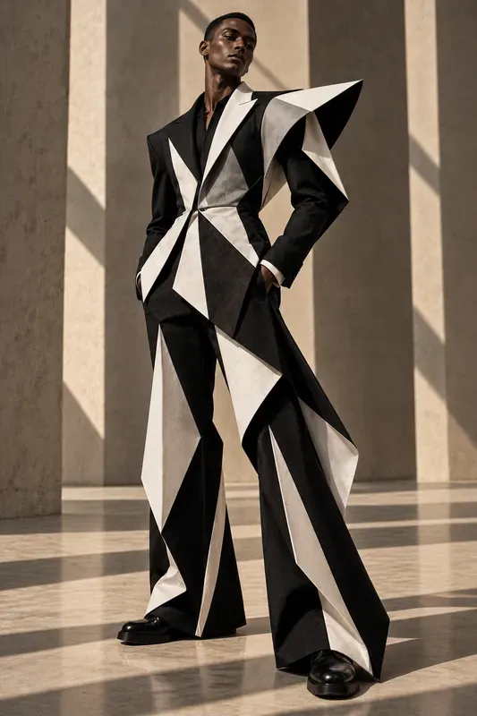 2D3D Optical Illusion Coutures