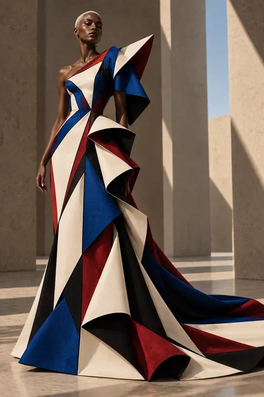 2D3D Optical Illusion Coutures