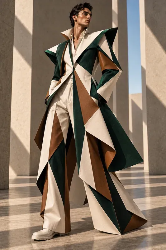 2D3D Optical Illusion Coutures