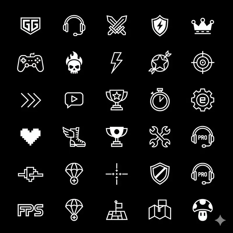 25 Modern Minimalist Ui Icons