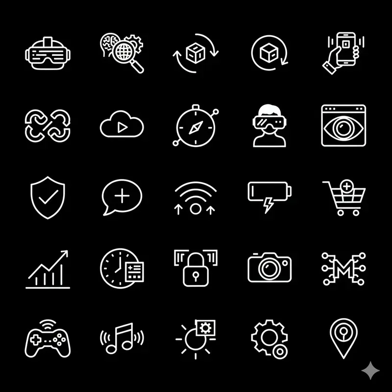 25 Modern Minimalist Ui Icons