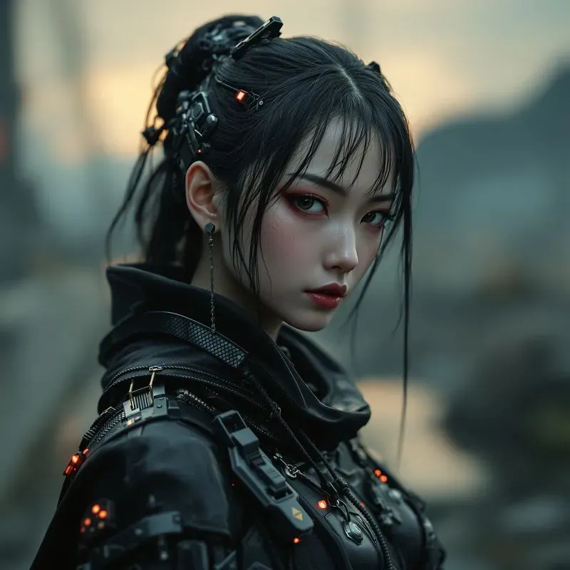 Cinematic Scifi Cyberpunk Scene Designs