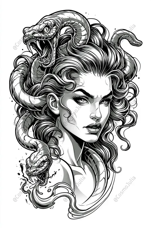 Neo Traditional Tattoo Flash