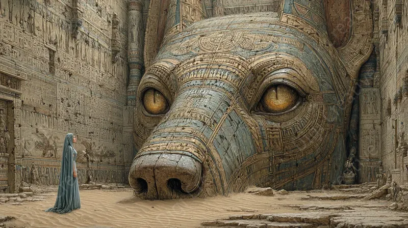 Dark Egyptian Cinematic Fantasies