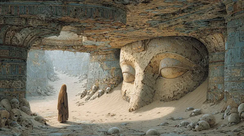 Dark Egyptian Cinematic Fantasies