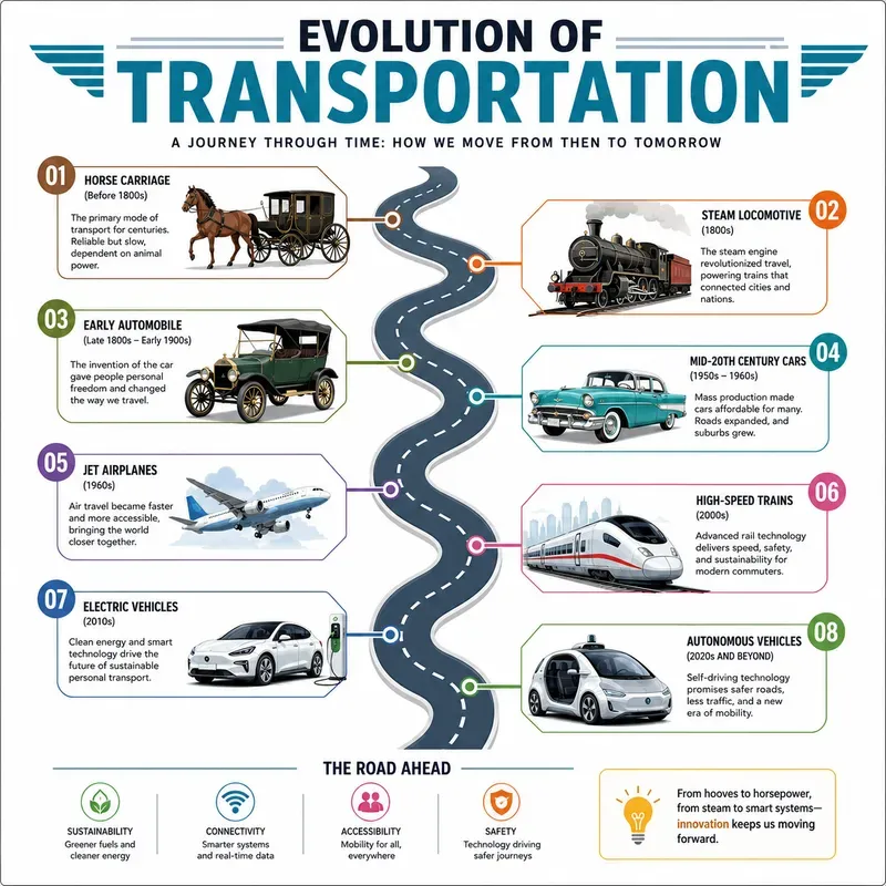 Evolution Timeline Infographics