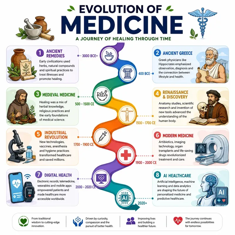 Evolution Timeline Infographics