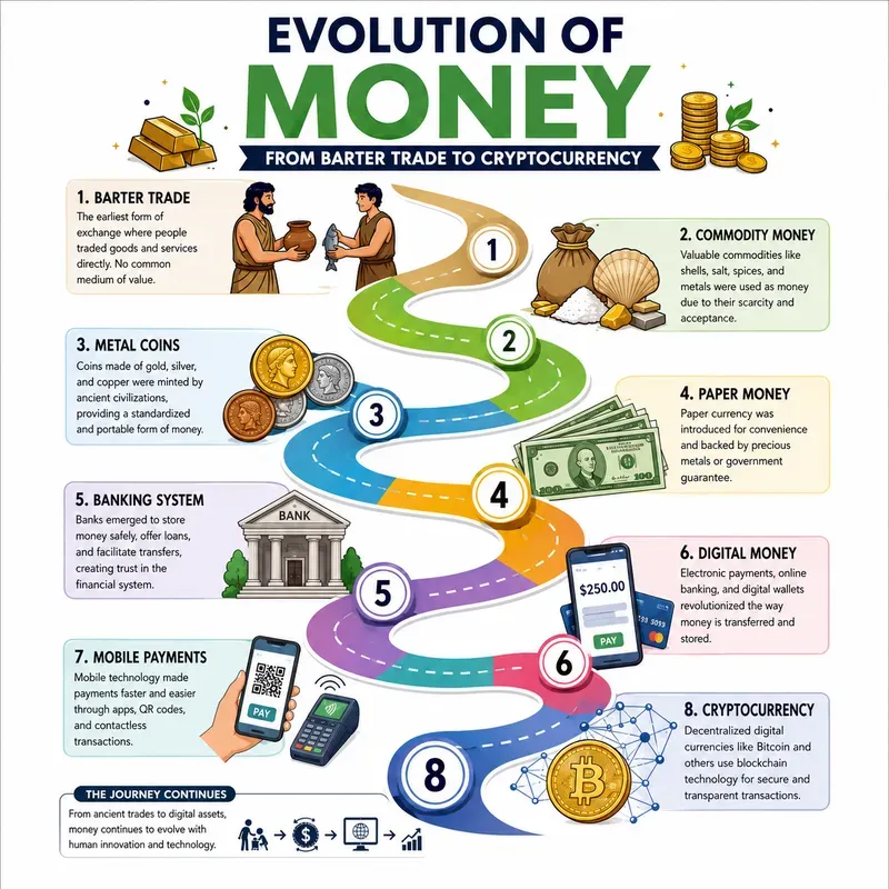 Evolution Timeline Infographics