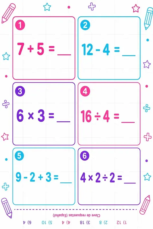Kids Educational Math Worksheets