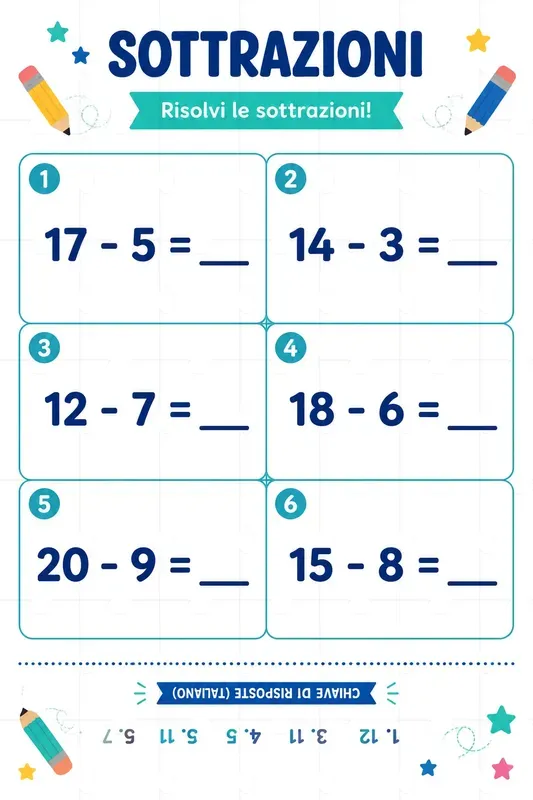 Kids Educational Math Worksheets