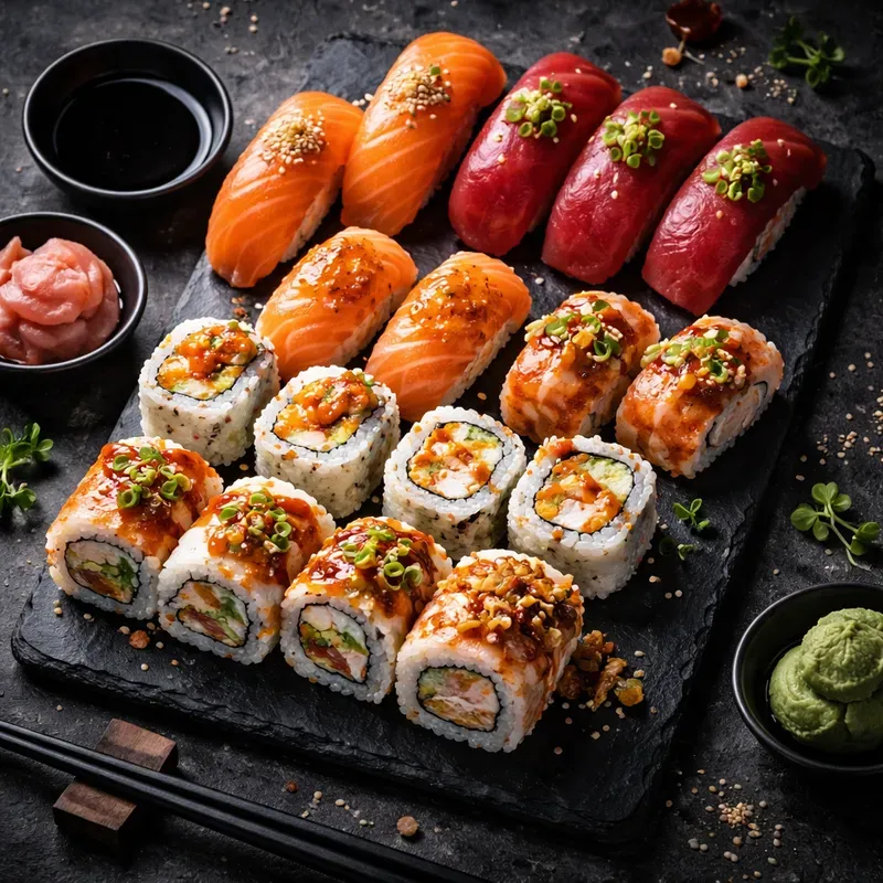 Crispy Street Food Platter Photography