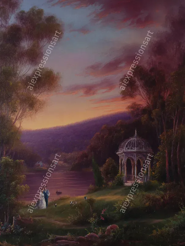Victorian Pastoral Oil Paintings