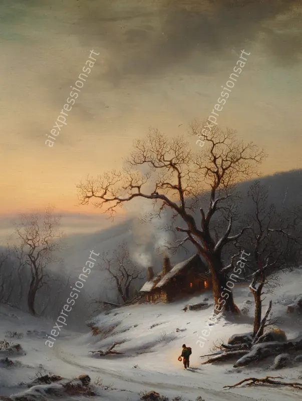 Victorian Pastoral Oil Paintings