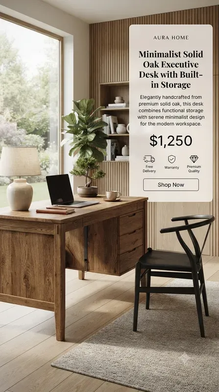 Luxury Furniture Ecommerce Posters