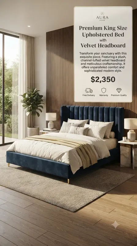 Luxury Furniture Ecommerce Posters
