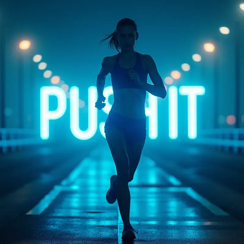 Neon Typography Fashion Posters