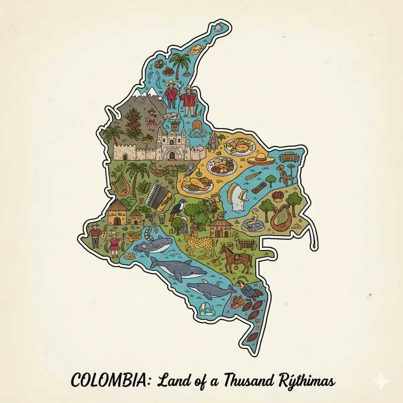 Cultural Map Art Of The World