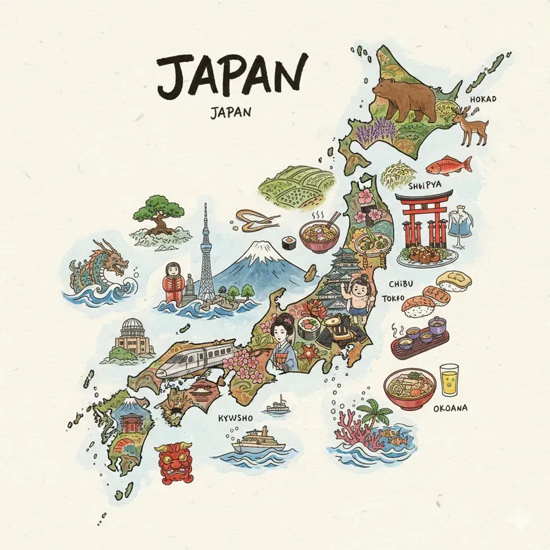 Cultural Map Art Of The World