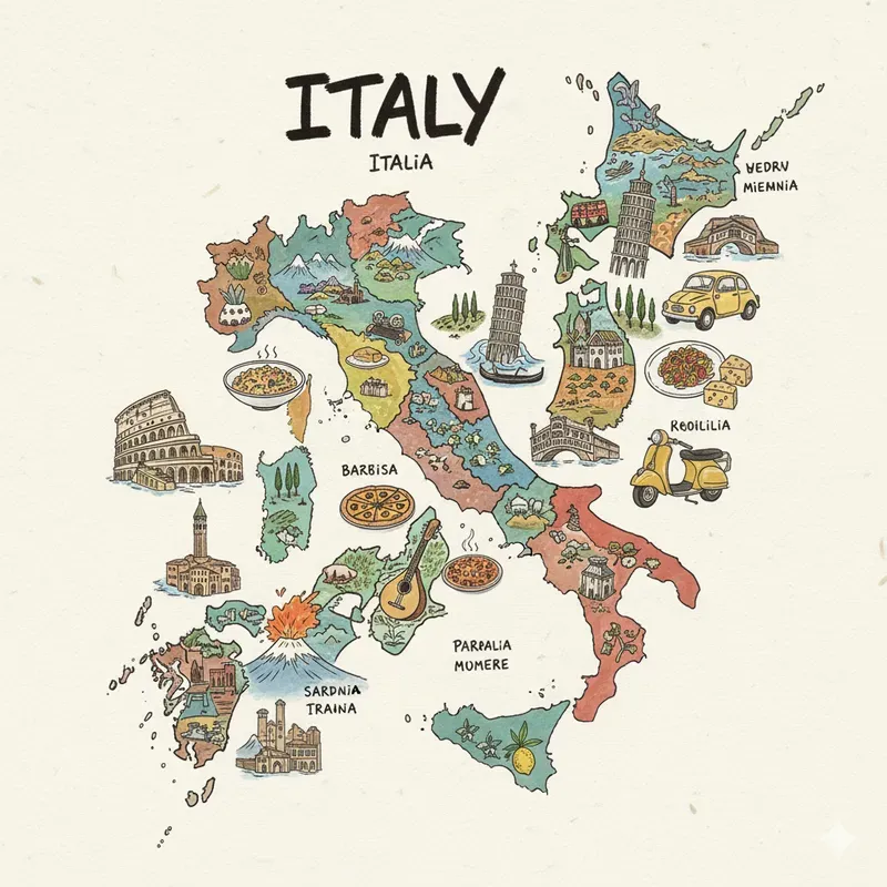 Cultural Map Art Of The World