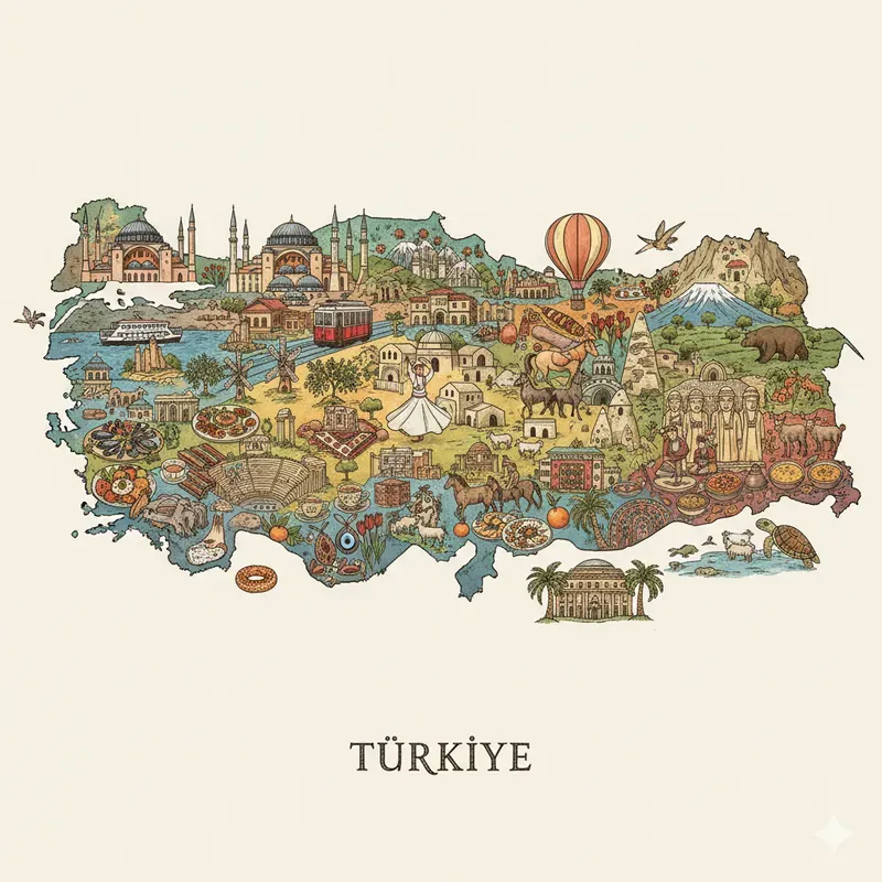 Cultural Map Art Of The World