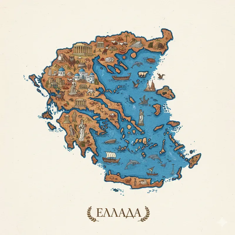 Cultural Map Art Of The World