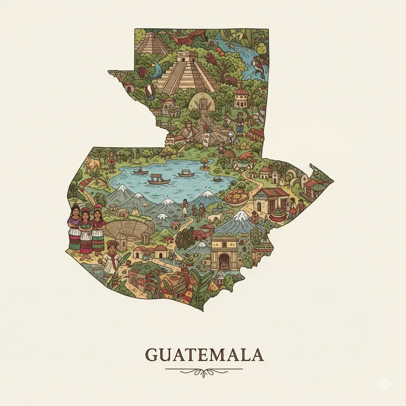 Cultural Map Art Of The World