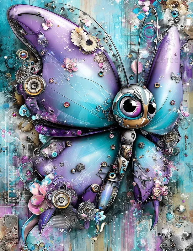 Alice In Cyberpunk World Junk Journals