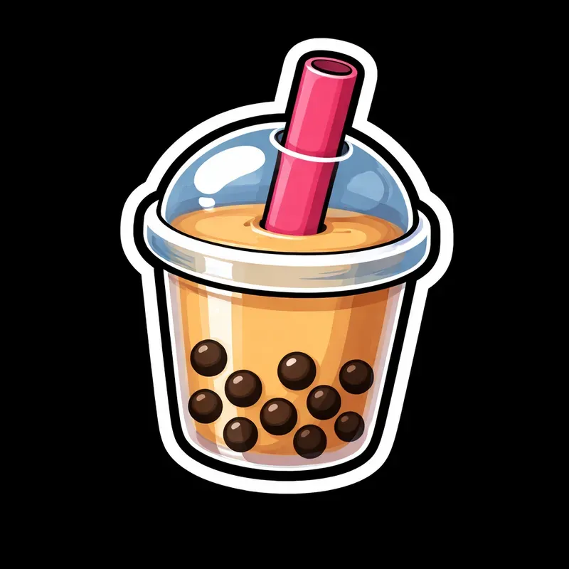 Cute Cartoon Sticker Icons Emoji Style