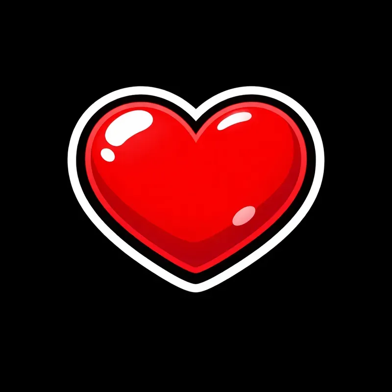 Cute Cartoon Sticker Icons Emoji Style
