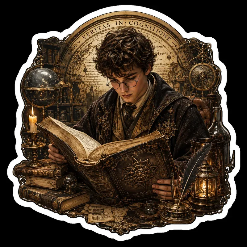Vintage Wizard Sticker Collections