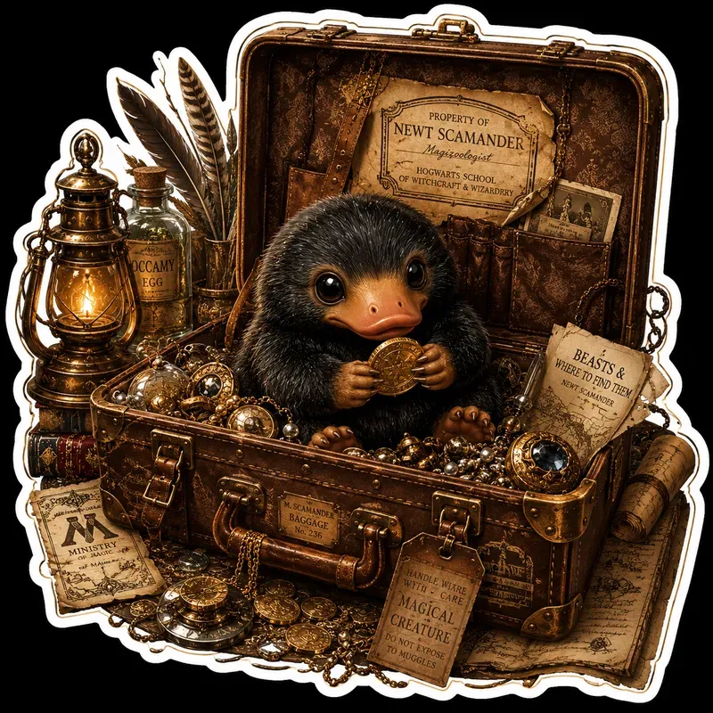 Vintage Wizard Sticker Collections