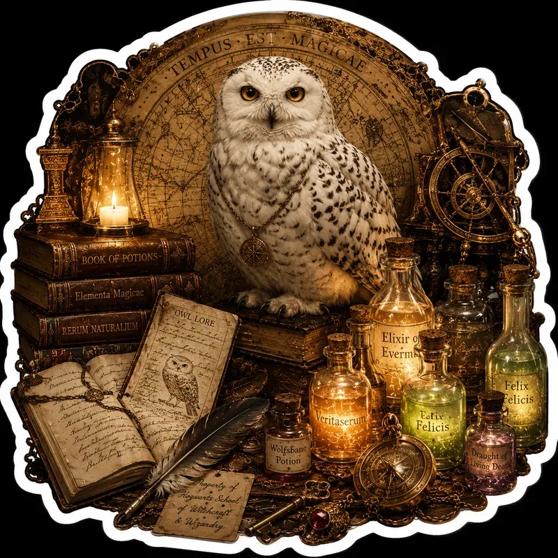 Vintage Wizard Sticker Collections