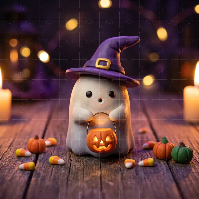 Cute Spooky Halloween Claymation 3Ds