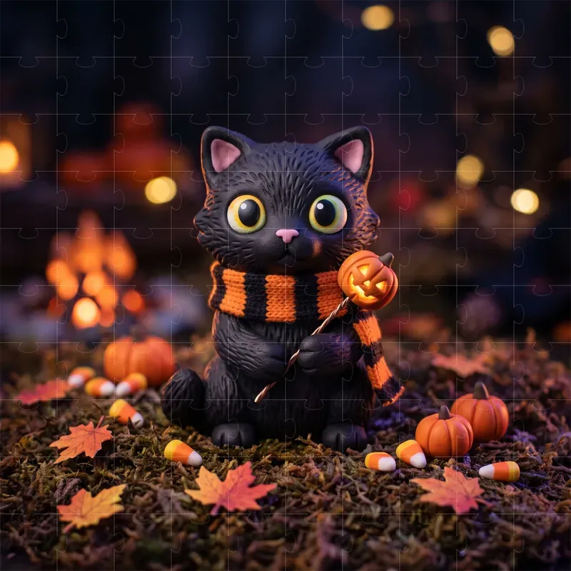 Cute Spooky Halloween Claymation 3Ds