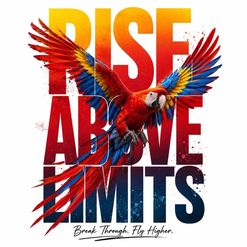 Majestic Typography Animal Posters